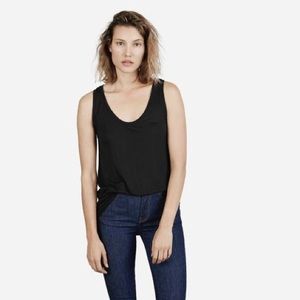 TWO Everlane Ryan Tank Black and Navy Size Small
